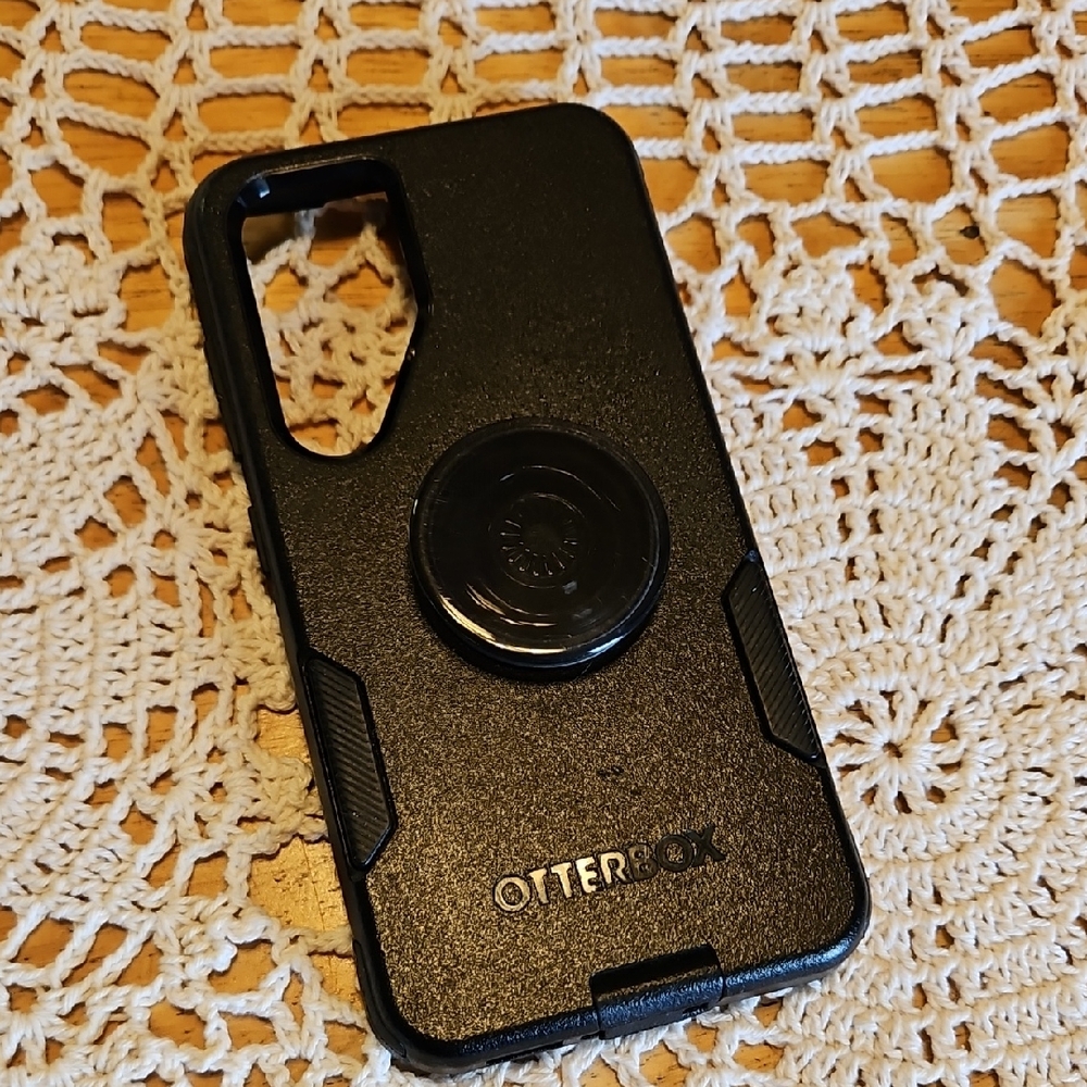 OtterBox Black Phone Case S23 Galaxy With Popsocket